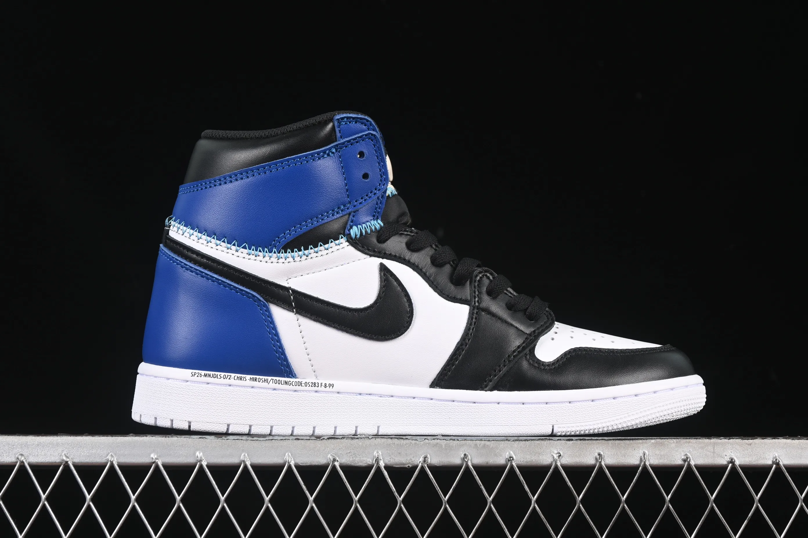 All categories Air Jordan Jordan series basketball shoes Air Jordan 1 High OG version Fragment x Union x Air Jordan 1 Retro AJ1 Joe 1 new deconstructed royal blue high-top basketball shoes IO7847-001